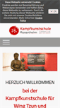 Mobile Screenshot of kampfkunst-rosenheim.de